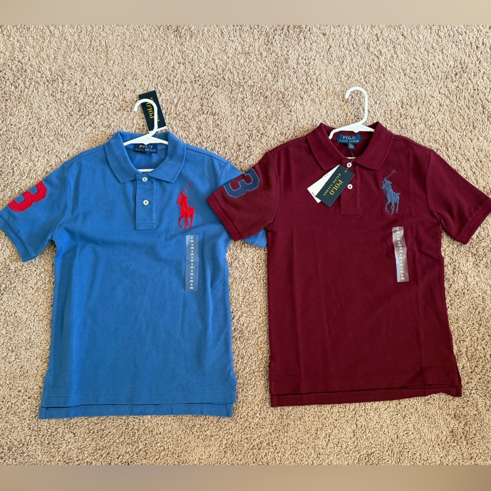 Ralph Lauren Kids Polo Shirts，PRICE for 2